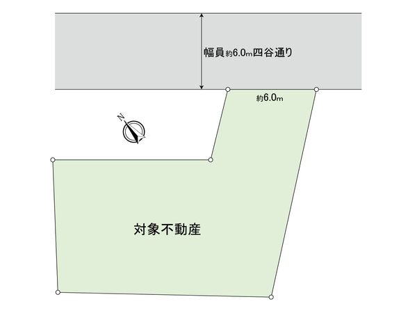 府中市四谷4丁目 土地 区画図 府中市四谷4丁目 土地 区画図