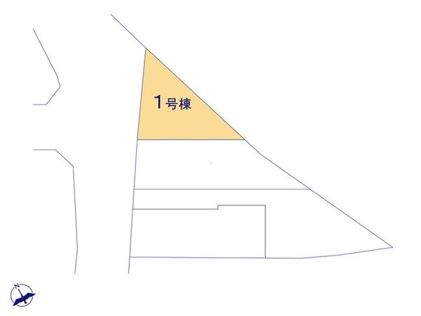 府中市西府町1丁目 新築戸建 1号棟 区画図 府中市西府町1丁目 新築戸建 1号棟 区画図