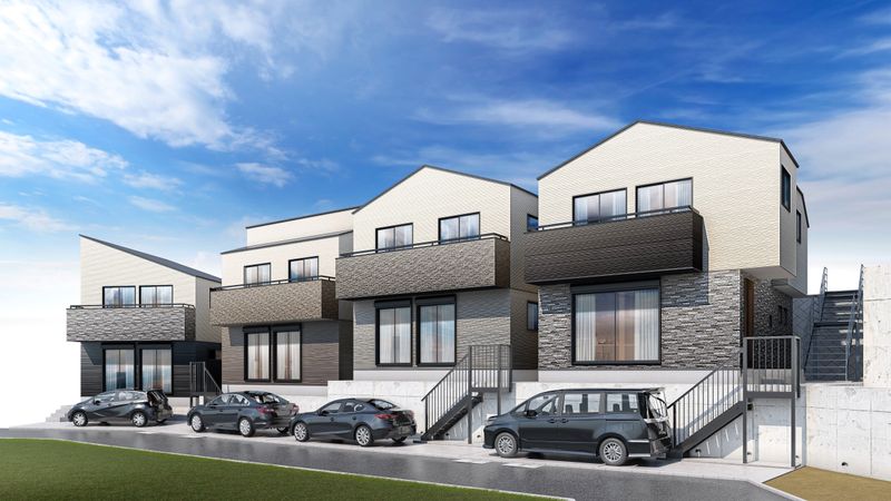 府中市清水が丘3丁目 新築戸建 Ⅰ期1号棟 外観パース図 府中市清水が丘3丁目 新築戸建 Ⅰ期1号棟 外観パース図