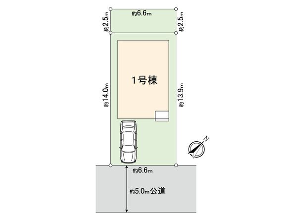 日野市南平2丁目 新築戸建 区画図 日野市南平2丁目 新築戸建 区画図