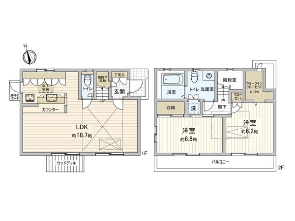 府中市南町2丁目 中古戸建 間取図(平面図) 府中市南町2丁目 中古戸建 間取図(平面図)
