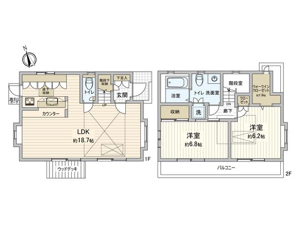 府中市南町2丁目 中古戸建 間取図(平面図) 府中市南町2丁目 中古戸建 間取図(平面図)