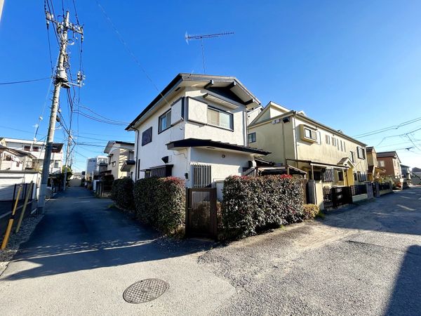 国立市青柳1丁目 新築戸建 前面道路含む外観 国立市青柳1丁目 新築戸建 前面道路含む外観