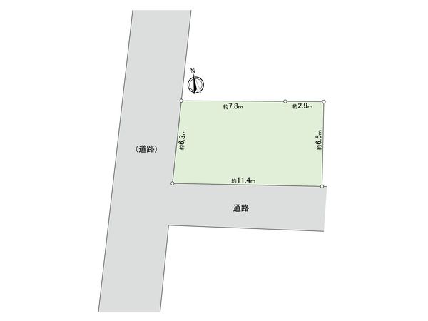 府中市是政1丁目 新築戸建 区画図 府中市是政1丁目 新築戸建 区画図