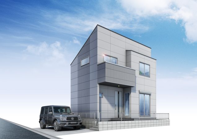 府中市是政1丁目 新築戸建 外観パース図 府中市是政1丁目 新築戸建 外観パース図