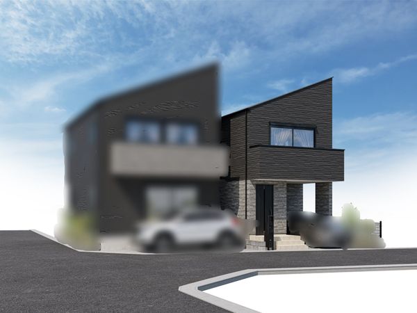 府中市若松町4丁目 新築戸建2号棟 外観パース図