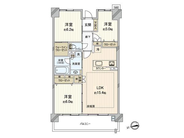アデニウム府中白糸台 間取図(平面図) アデニウム府中白糸台 間取図(平面図)