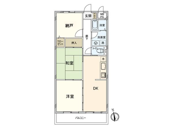 サンパレス西府中 間取図(平面図) 間取図(平面図)
