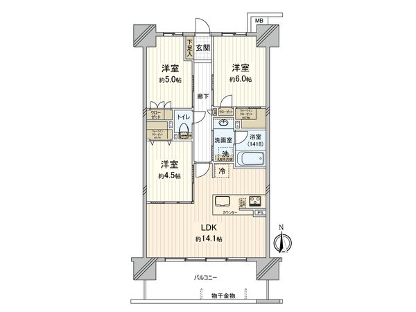 間取図(平面図)