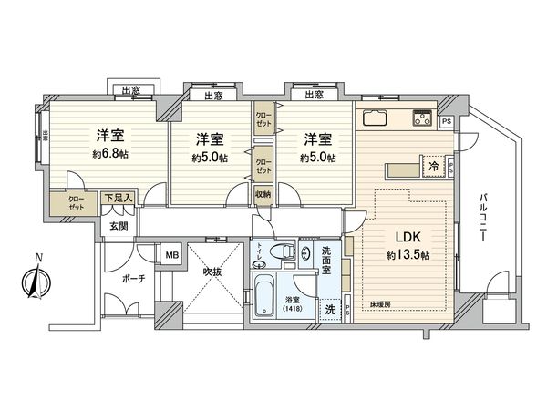 間取図(平面図)