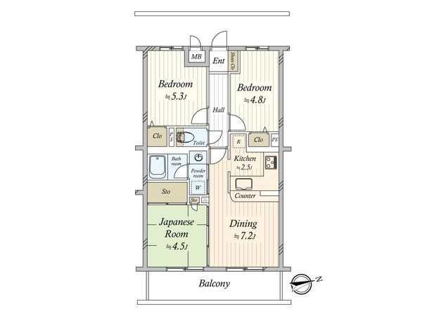 間取図(平面図)