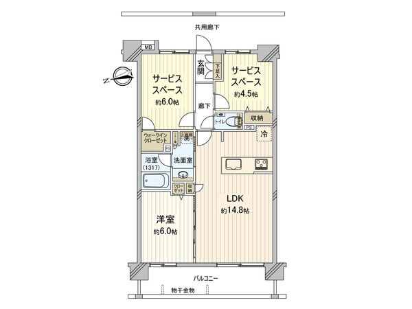 セイガステージ府中Ⅴ 間取図(平面図) セイガステージ府中Ⅴ 間取図(平面図)
