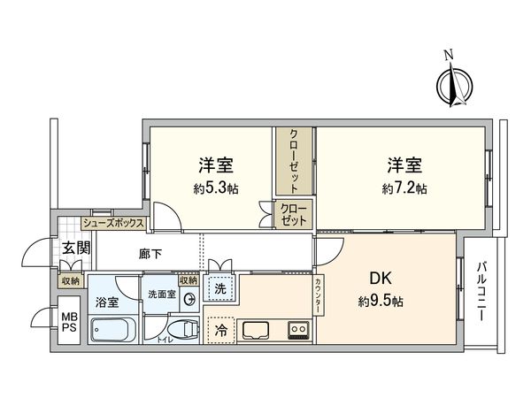 GSハイム武蔵野台 間取図(平面図)