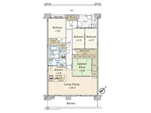 間取図(平面図)