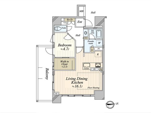 ウィルローズ府中宮町 間取図(平面図) 間取図(平面図)