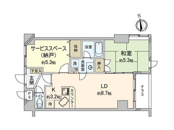 ラーバン府中 間取図(平面図) ラーバン府中 間取図(平面図)