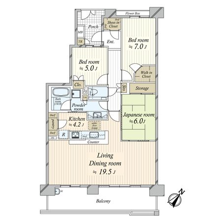 アルボの丘 2番街 間取図(平面図)