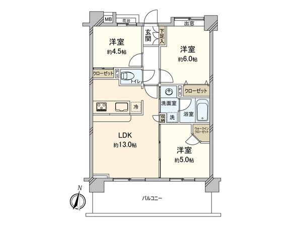 ネクステージ飛田給 間取図(平面図)