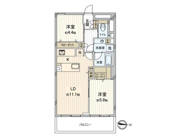 田園キャッスル府中 間取図(平面図)