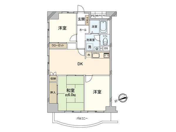 ヴェルドミール多摩川 間取図(平面図) ヴェルドミール多摩川 間取図(平面図)