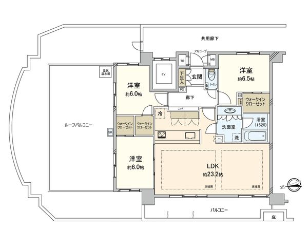 ミオカステーロ府中八幡町 間取図(平面図) ミオカステーロ府中八幡町 間取図(平面図)