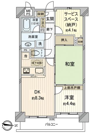 ライオンズマンション府中是政 間取図(平面図) ライオンズマンション府中是政 間取図(平面図)