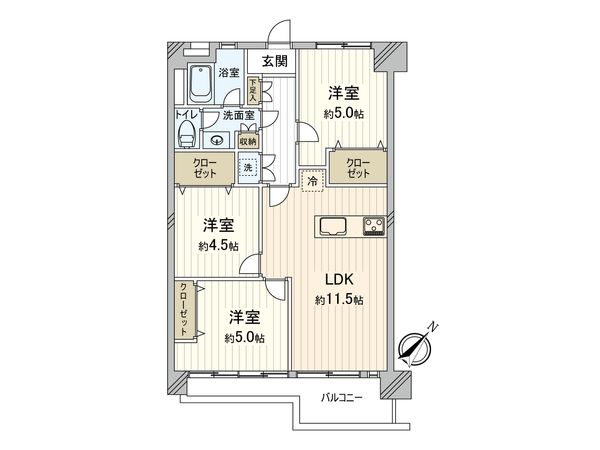 府中住吉町住宅 2号棟 間取図(平面図) 府中住吉町住宅 2号棟 間取図(平面図)