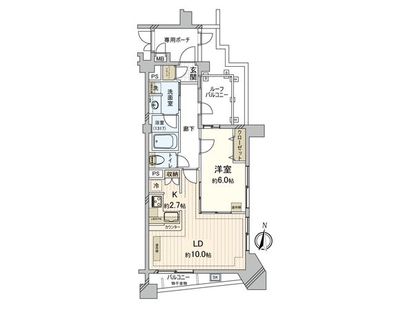 ウィンドステージ府中宮西 間取図(平面図) ウィンドステージ府中宮西 間取図(平面図)