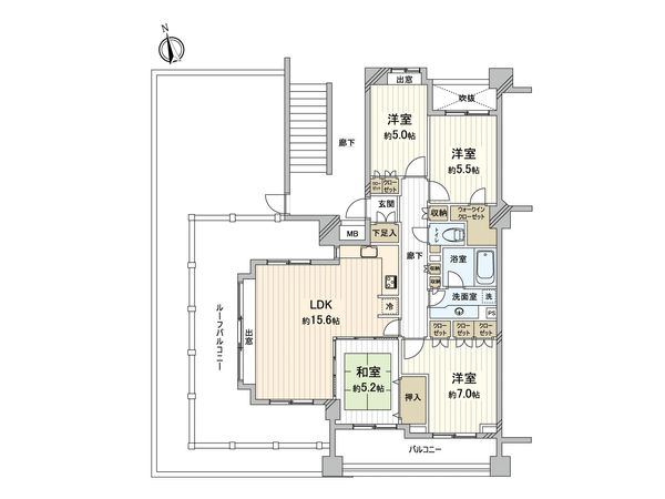 ラヴィドール府中武蔵野台 間取図(平面図)