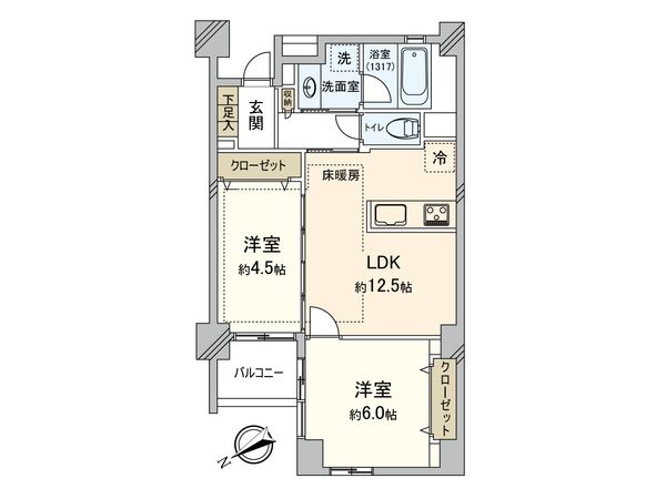 ブレシア西府レジデンス 間取図(平面図) ブレシア西府レジデンス 間取図(平面図)