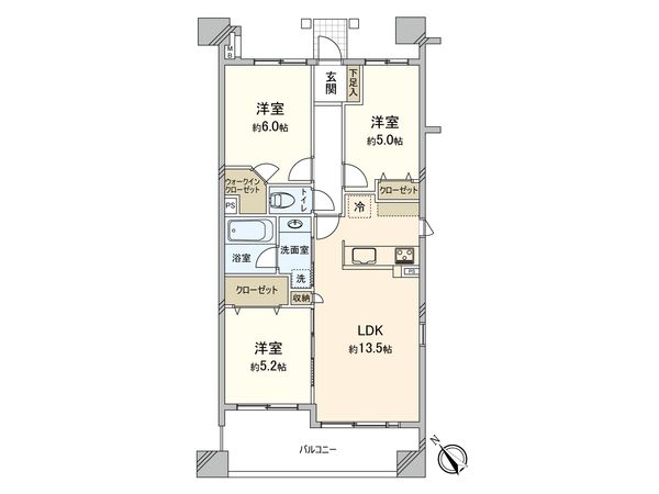 アルソス・フォンターナ 間取図(平面図) アルソス・フォンターナ 間取図(平面図)
