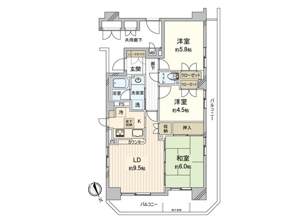 メイツ府中 間取図(平面図) メイツ府中 間取図(平面図)