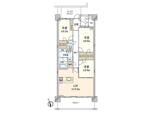 間取図(平面図)