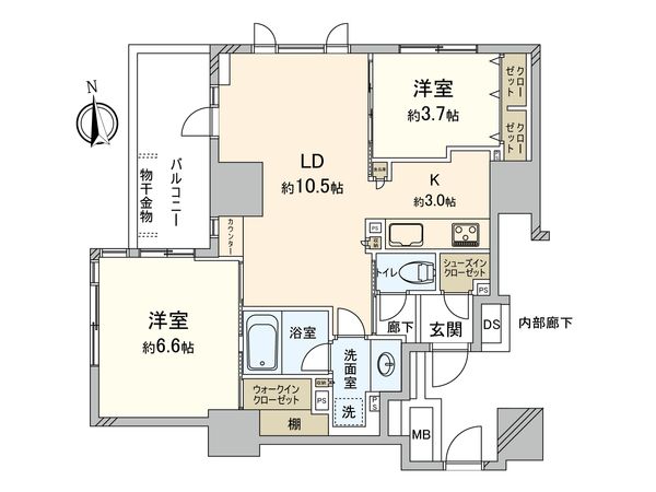 府中テラス八幡町 間取図(平面図) 間取図(平面図)