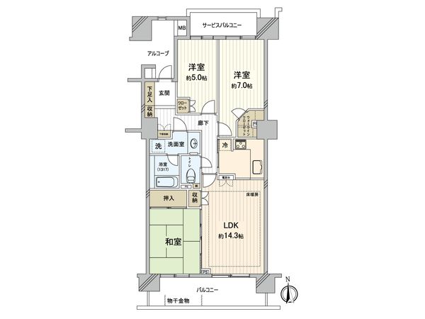 間取図(平面図)