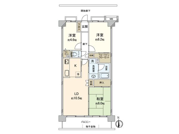 アドリーム分倍河原 間取図(平面図)