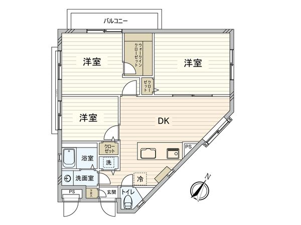 グリーンハイム 間取図(平面図) グリーンハイム 間取図(平面図)
