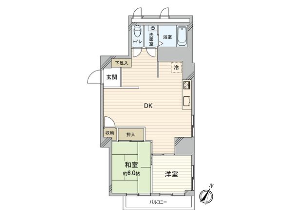 ライオンズマンション府中 間取図(平面図) ライオンズマンション府中 間取図(平面図)