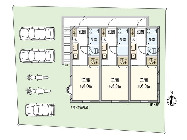 セジュール白糸 間取図(平面図) セジュール白糸 間取図(平面図)