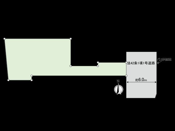 三鷹市中原4丁目 土地 C区画 区画図