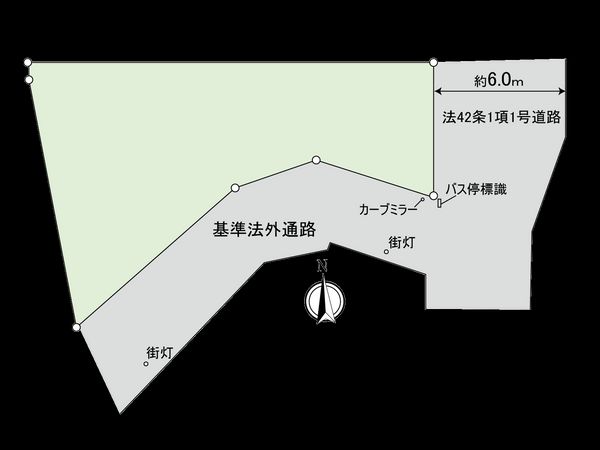 三鷹市中原4丁目 土地 D区画 区画図