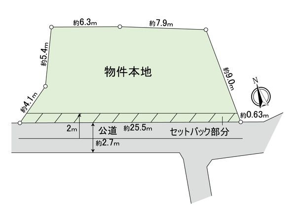 世田谷区給田1丁目 土地 区画図 世田谷区給田1丁目 土地 区画図