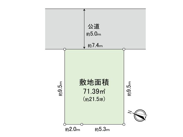 調布市仙川町3丁目 土地 区画図 調布市仙川町3丁目 土地 区画図