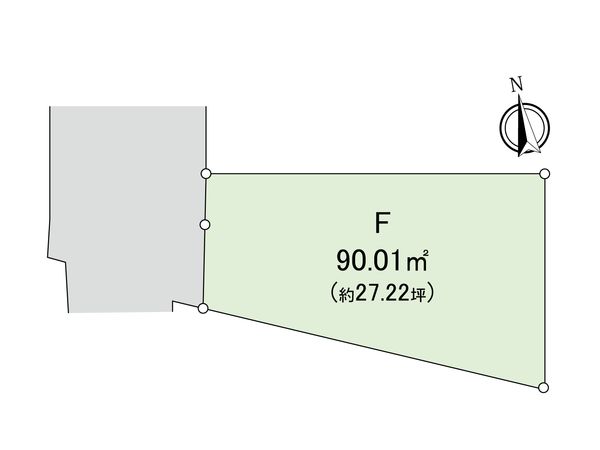 世田谷区給田5丁目 土地 F区画 区画図 世田谷区給田5丁目 土地 F区画 区画図