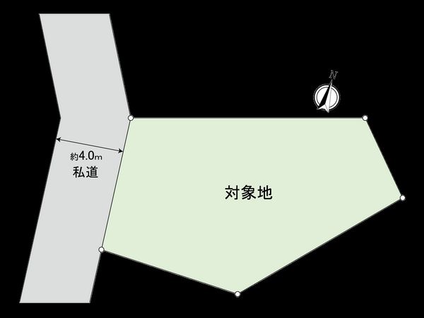 調布市緑ケ丘1丁目 土地 区画図 調布市緑ケ丘1丁目 土地 区画図