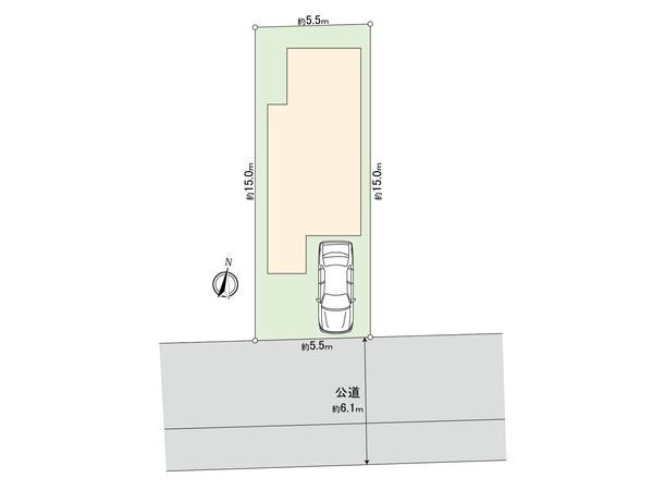 世田谷区北烏山9丁目 土地 5区画 区画図 世田谷区北烏山9丁目 土地 5区画 区画図