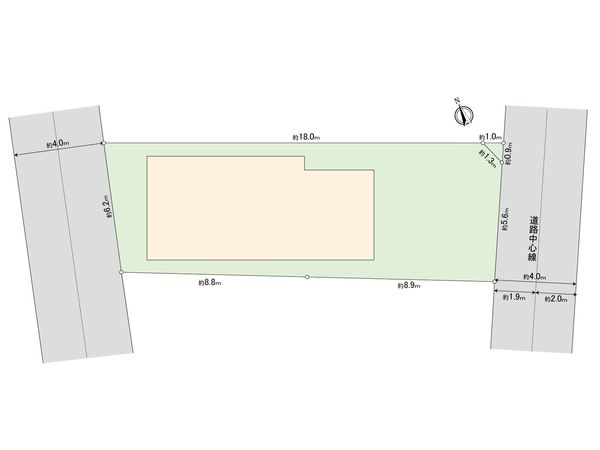 世田谷区給田1丁目 新築戸建 2号棟 区画図 世田谷区給田1丁目 新築戸建 2号棟 区画図