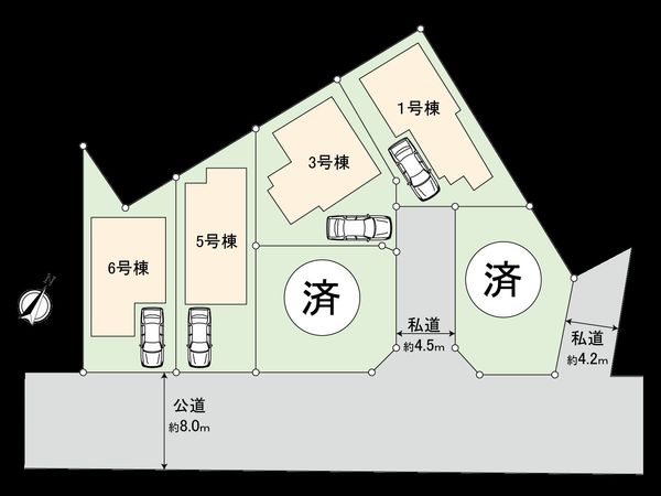 調布市富士見町1丁目 新築戸建 間取図(平面図)