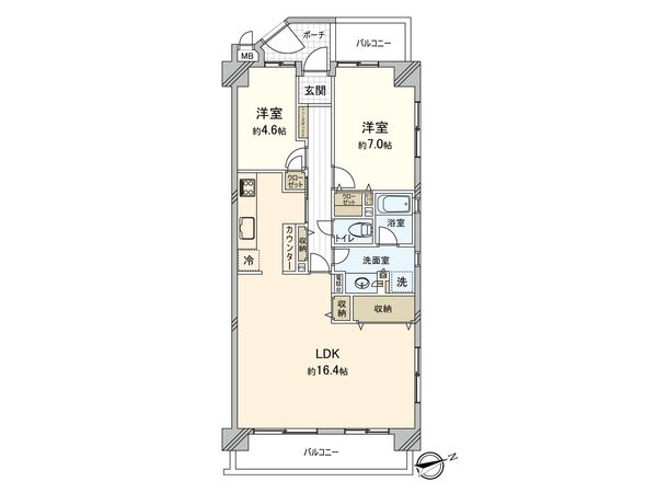 間取図(平面図)