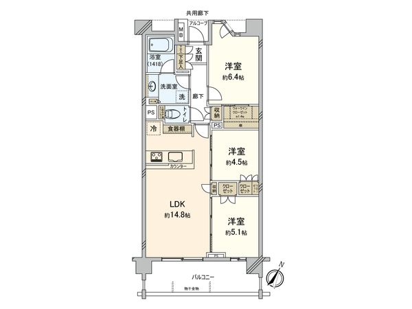 間取図(平面図)